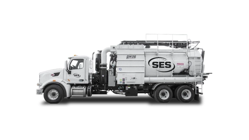 SES remediation truck supporting cleanup operations